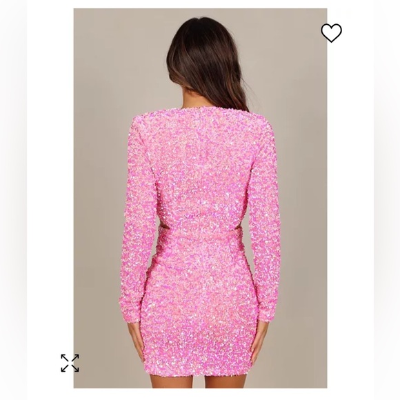 Pink Sequins Mini Dress 🩷 - Picture 8 of 9